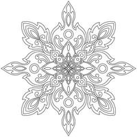 Components of the carpet, mandala pattern, abstract flowers ethnic hair vector
