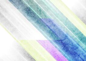 Colorful smooth grunge stripes abstract background vector