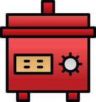 Slow cooker Vector Icon Design