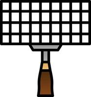 Grilling basket Vector Icon Design