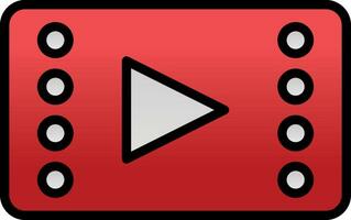 Video player Vector Icon Design