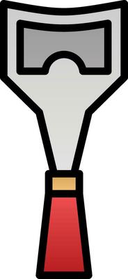 Bottle opener Vector Icon Design