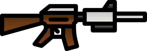 diseño de icono de vector de rifle