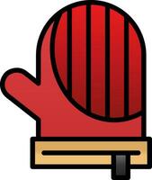 Oven mitts Vector Icon Design