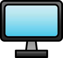 diseño de icono de vector de monitor