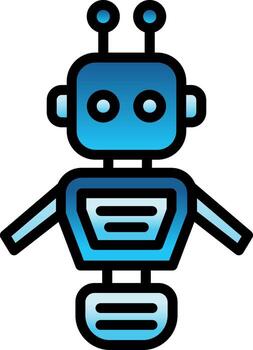 Robot Vector Icon Design