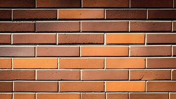 Old and new Brick Wall Background with ai generated photo