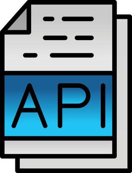 Api Vector Icon Design