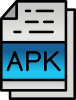 APK File Format Vector Icon Design