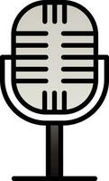 Microphone Vector Icon Design