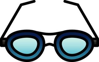 diseño de icono de vector de gafas