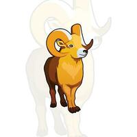 Goat logo icon vector design Goat Circle logo design illustrator design Creative Goat logo design goat icon modern company logo