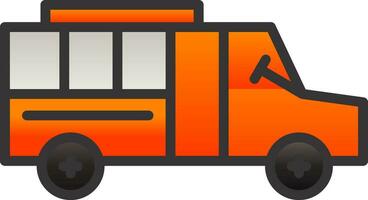 School bus Vector Icon Design