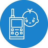 Baby monitor Vector Icon Design