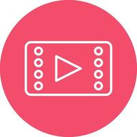 Video player Vector Icon Design