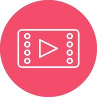 Video player Vector Icon Design