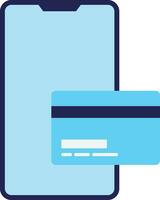 mobile banking Icon Vector Flat Illustration