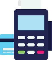 pos terminal Icon Vector Flat Illustration