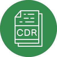 Cdr File Format Vector Icon Design
