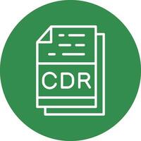 Cdr File Format Vector Icon Design