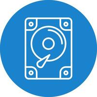 Hard disk drive Vector Icon Design