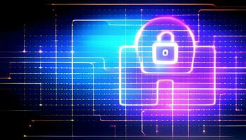 Communication technology and cyber security protection Background, generative AI photo