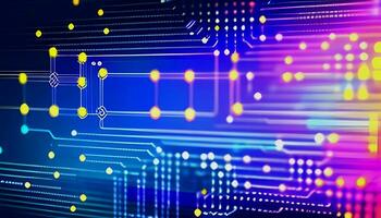 Communication technology and cyber security protection Background, generative AI photo