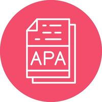 Apa Vector Icon Design