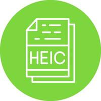 Heic Vector Icon Design