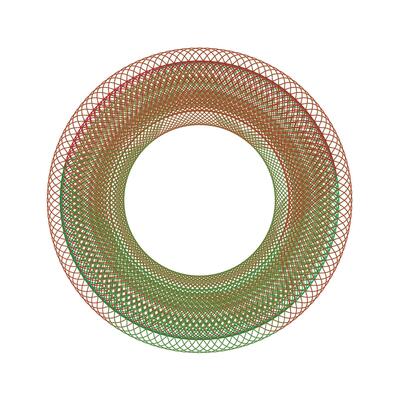 Spiro Circular Vector Graphic Elements.set of spirograph with dual tone color. easy to modify,Spirograph Abstract Ornamental Symbols Set Vector Illustrations