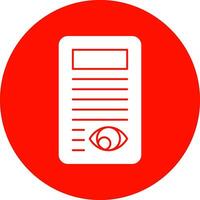 Views Vector Icon Design