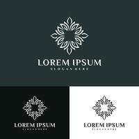 natural modern minimalist logo vector