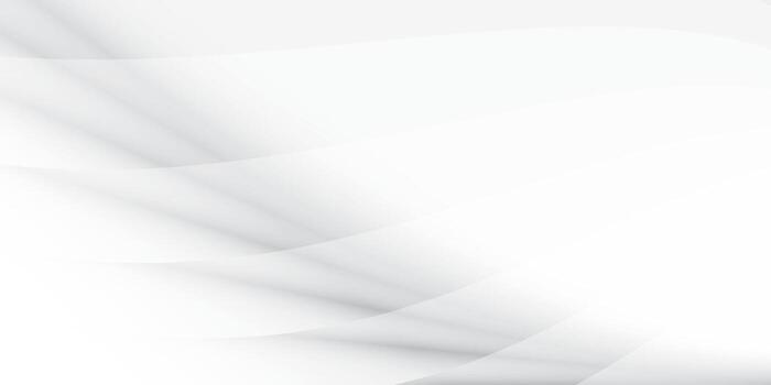 Abstract white and gray color background with geometric round shape. Vector illustration.