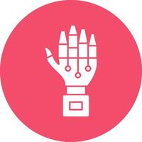 Robot hand Vector Icon Design