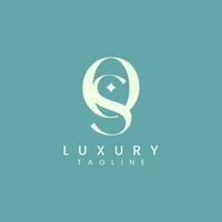 Letters OS luxury logo design vector template