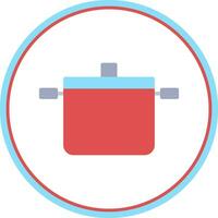 Cooking pots Vector Icon Design