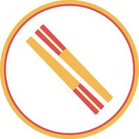 Chopsticks Vector Icon Design