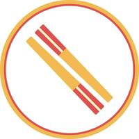 Chopsticks Vector Icon Design