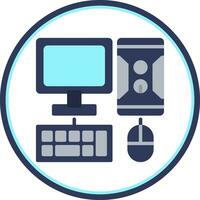 Computer Vector Icon Design