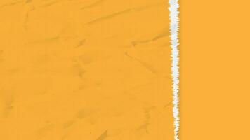 Empty Orange Crumpled Torn Paper Background. Suitable for Web Banner, Cover, or backdrop vector