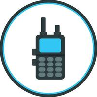 Walkie talkie Vector Icon Design