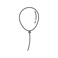 Line Balloon Icon Vector Element , Outline Balloon