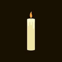 Candle Illustration Vector Image , Decoration , aromatheraphy