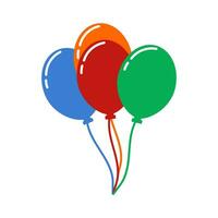 Balloon Illustration Vector Element , Balloon Birthday , Celebration , Decoration Element and Anniversary