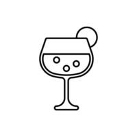Drink Outline Icon Vector Template , Food , Juice Outline