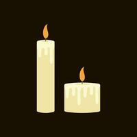 Candle Illustration Vector Image , Decoration , aromatheraphy