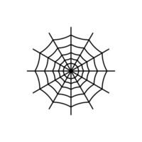 Halloween Spider Web Elemen Vector