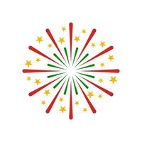 Fireworks New Year Vector Element , party and Festival