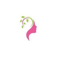 Woman Beauty Spa Logo Free Vector