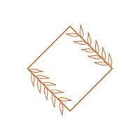 Aesthetic Frame Background , Flower , Folar , Line Template Element Decoration vector